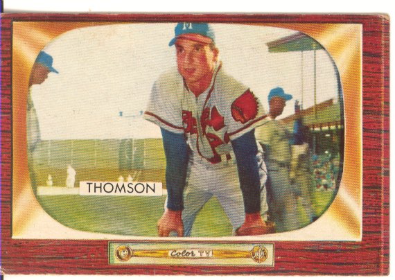 1955 Bowman #102 Bobby Thomson