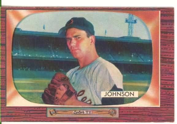 1955 Bowman #101B Don Johnson COR Orioles