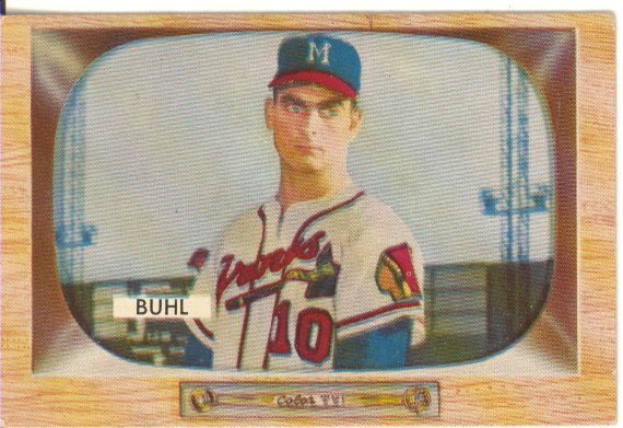 1955 Bowman #43 Bob Buhl