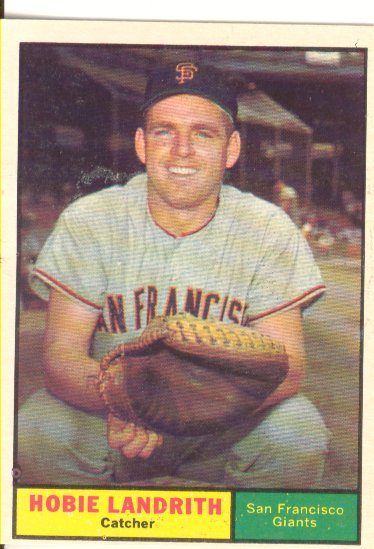 1961 Topps #114 Hobie Landrith