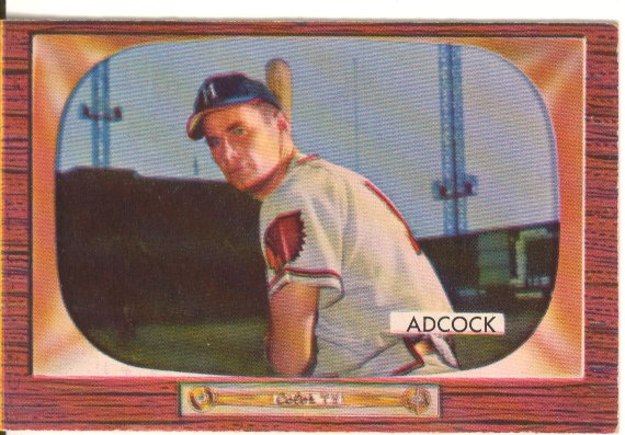 1955 Bowman #218 Joe Adcock