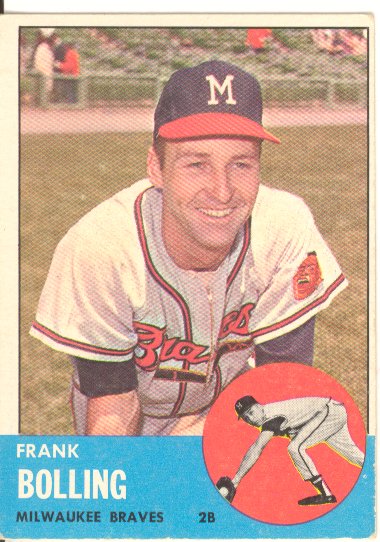 1963 Topps #570 Frank Bolling