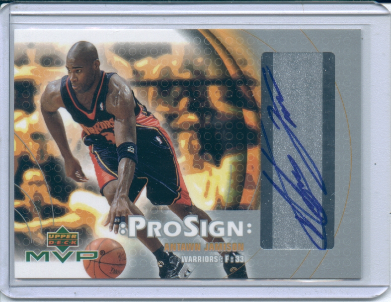 2003-04 Upper Deck MVP ProSign #AJ Antawn Jamison