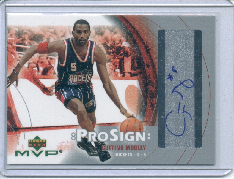 2003-04 Upper Deck MVP ProSign #CM Cuttino Mobley