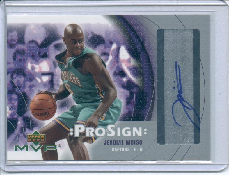 2003-04 Upper Deck MVP ProSign #JM Jerome Moiso