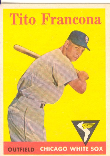 1958 Topps #316 Tito Francona