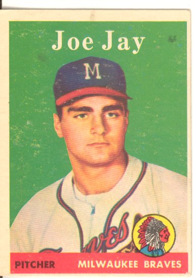 1958 Topps #472 Joey Jay