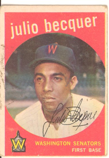 1959 Topps #93 Julio Becquer