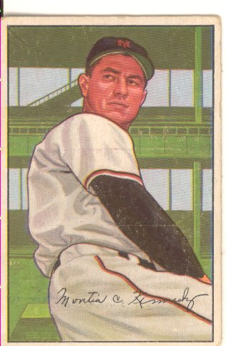 1952 Bowman #213 Monte Kennedy