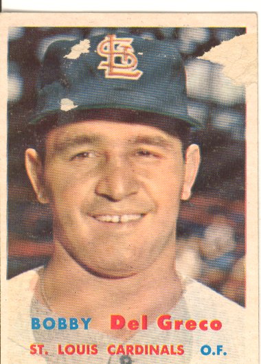 1957 Topps #94 Bobby Del Greco