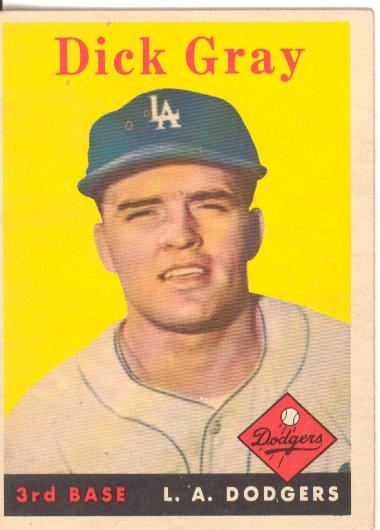 1958 Topps #146 Dick Gray RC