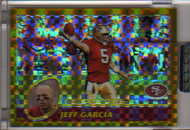 2003 Topps Chrome Gold Xfractors #51 Jeff Garcia