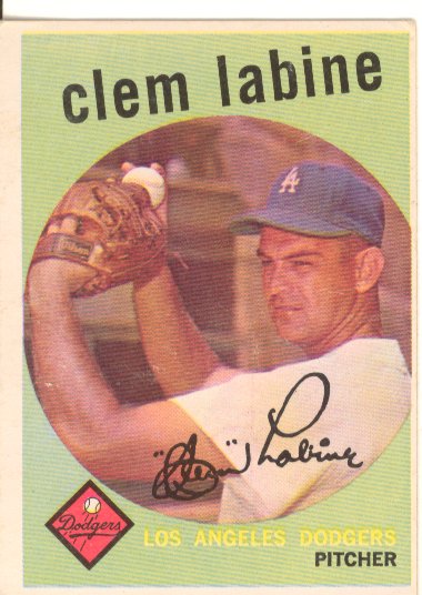 1959 Topps #403 Clem Labine