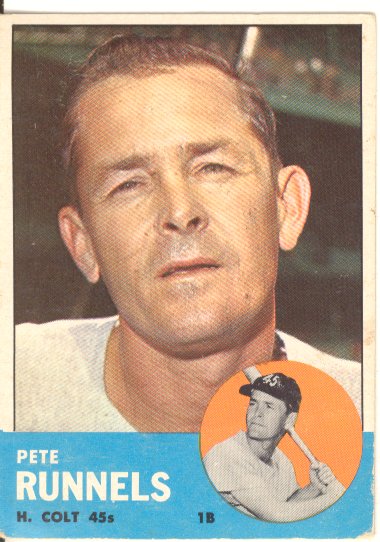 1963 Topps #230 Pete Runnels