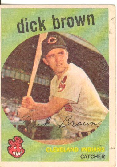 1959 Topps #61 Dick Brown
