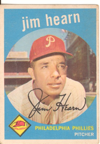 1959 Topps #63 Jim Hearn