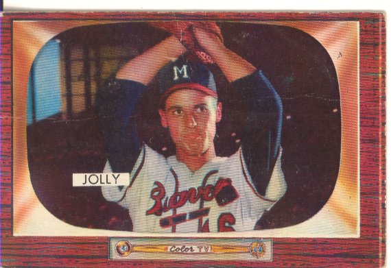1955 Bowman #71 Dave Jolly