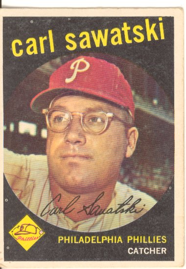 1959 Topps #56 Carl Sawatski
