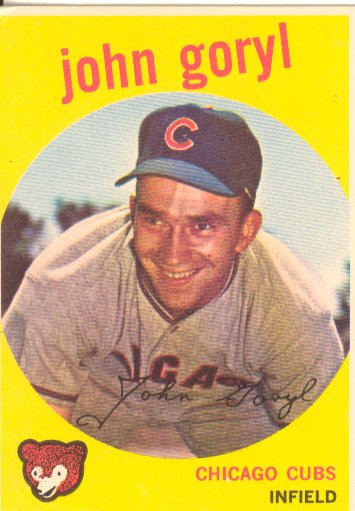 1959 Topps #77 John Goryl