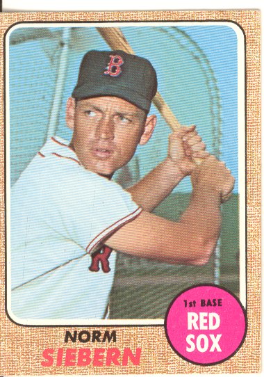 1968 Topps #537 Norm Siebern