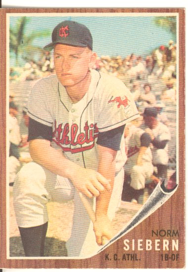 1962 Topps #275 Norm Siebern