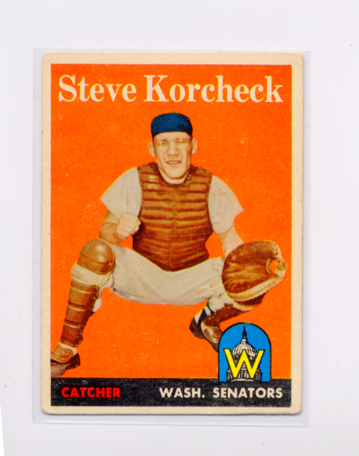1958 Topps #403 Steve Korcheck RC