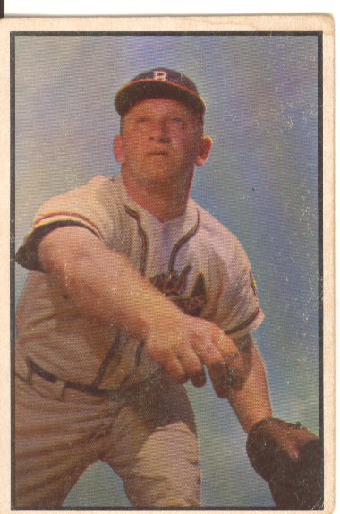 1953 Bowman Color #156 Max Surkont
