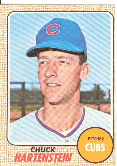 1968 Topps #13 Chuck Hartenstein RC