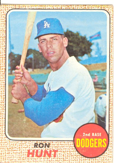 1968 Topps #15 Ron Hunt