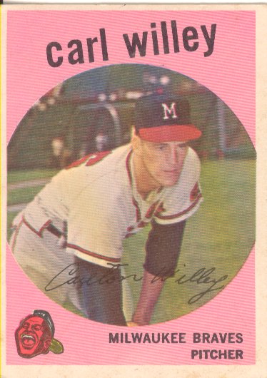 1959 Topps #95 Carl Willey
