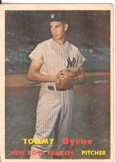 1957 Topps #108 Tommy Byrne