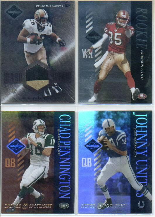 2003 Leaf Limited Silver Spotlight #40 Johnny Unitas