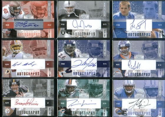 2003 Upper Deck Finite Autographs #JF Justin Fargas/396