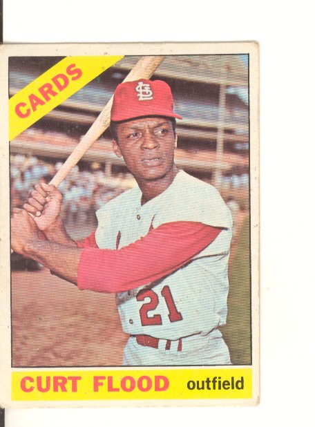 1966 Topps #60 Curt Flood