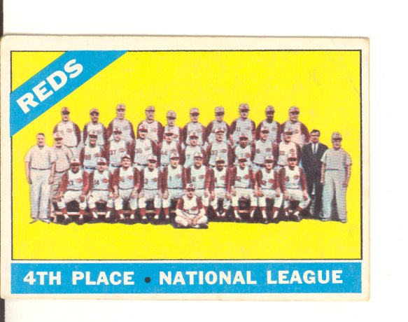 1966 Topps #59 Cincinnati Reds TC