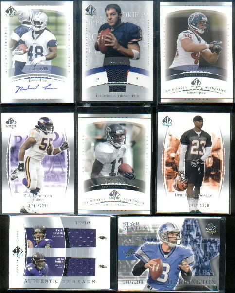 2003 SP Authentic Threads Doubles #KBMS Kyle Boller/Musa Smith