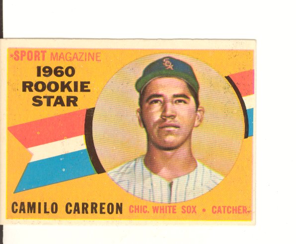 1960 Topps #121 Camilo Carreon RS RC