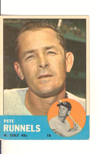1963 Topps #230 Pete Runnels