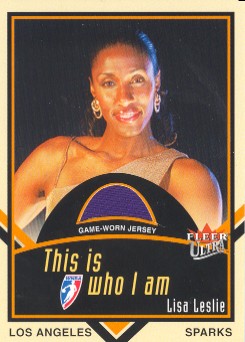2003 Ultra WNBA Who I AM Game Used #7 Lisa Leslie