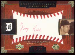 2004 Sweet Spot Classic Signatures Red #38 George Kell/10
