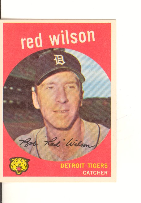 1959 Topps #24 Red Wilson