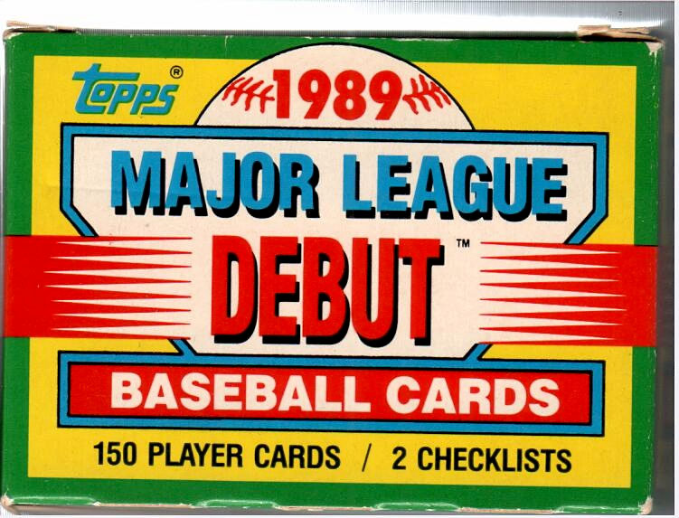 1990 TOPPS DEBUT BASEBALL FACTORY SET 1989