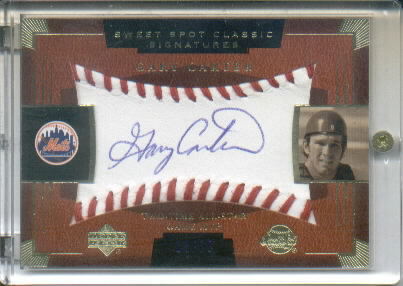 2004 Sweet Spot Classic Signatures Blue #24 Gary Carter/75
