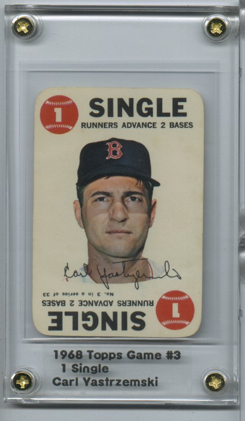 1968 Topps Game #3 Carl Yastrzemski