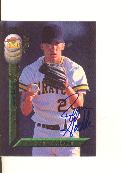 1994 Signature Rookies Draft Picks Signatures #40 Roger Goedde