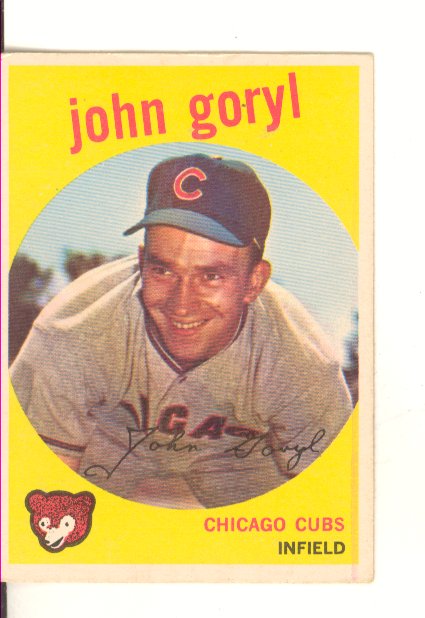 1959 Topps #77 John Goryl