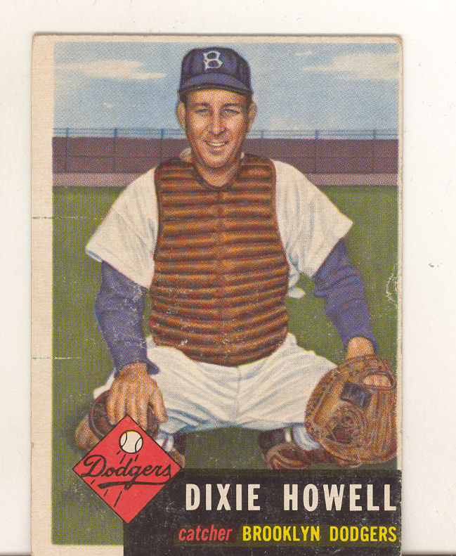 1953 Topps #255 Dixie Howell