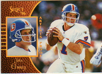 1996 Select Artist's Proofs #40 John Elway