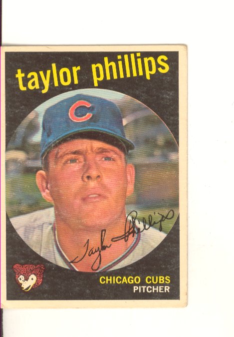 1959 Topps #113 Taylor Phillips