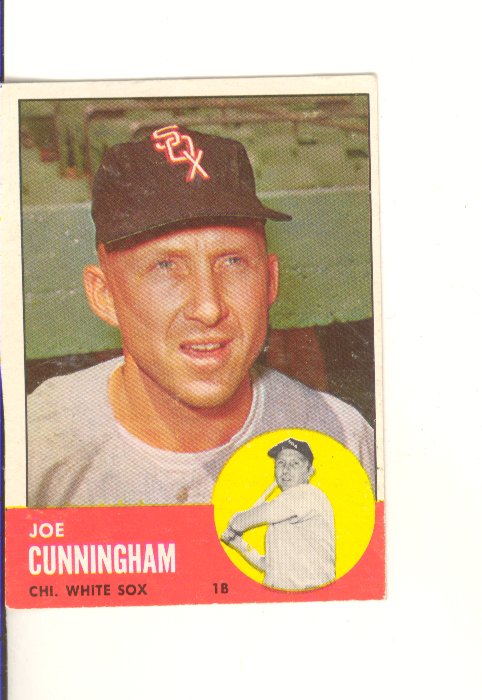 1963 Topps #100 Joe Cunningham